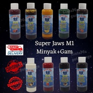 MINYAK CAMPUR GAM SUPER JAWS 929 M1 FISHING OIL KAMBING PANDAN PISANG BUAH ARA CACING UDANG BELANGKA