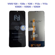 LCD VIVO Y20 ~ Y20s ~ Y20i ~ Y12s ~ Y15s ~ V2026 ~ V2026 ~ V2029 FULLSET + TOUCHSCREEN DIAMOND ~ AGEN SPAREPART HP