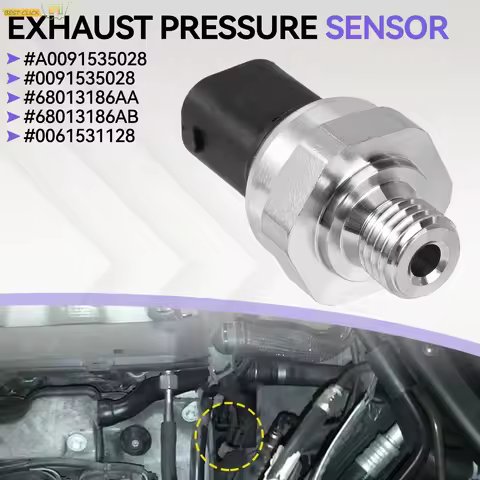 For Mercedes Benz A C G E M R S Class OM642 3.0 Engine Exhaust Back Pressure Sensor 0091535028