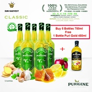 5 FREE 1【HALAL】Purigene Classic 750ml | 750ml 5 FREE 1 Purigene GOLD 450ML 姜蒜醋蜜柠檬汁 5 送 1