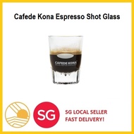 Cafede Kona Espresso Coffee Shot Glass Cups 50 ml