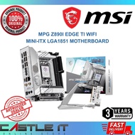 MSI MPG Z890I EDGE TI WIFI Mini-ITX LGA1851 DDR5 PCIe 5.0 WiFi 7 Intel Core Ultra Series Motherboard