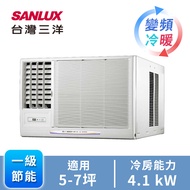 台灣三洋窗型變頻R32冷暖空調(左吹) SA-L41VHR