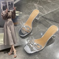 3.5-Inch High-Heeled Shoes (Infinity Bow) Available In 2 Colors Size 35-40 Slim Feet 1 Plump +1 Norm