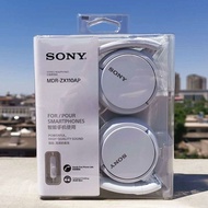 Sony/Sony MDR-ZX110AP Headset Mobile Phone Computer Call Wired Game Headset with Wheat Wire Control 