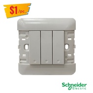Schneider Arcato 3 GANG 1 WAY SWITCH