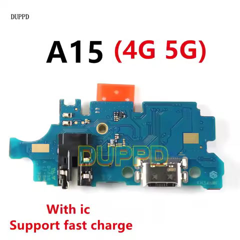 USB Charging Port Board Flex Cable For Samsung Galaxy A15 4G 5G A155 A156 Fast Charger Motherboard C
