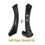 PuraAutoRepair RHD Car Interior Accessories Carbon Fiber Door Handle Kit Replacement For BMW 3 Serie