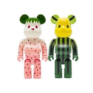 CLOT x be@rbrick 1000% 西瓜草莓熊 Set 聯名 公仔