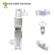 [XFD]  No Crimp Ethernet Cable Tool-less Crystal Head Plug CAT6 RJ45 Connector [hot sale]