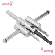 AHTY Adjustable Hole Saw, 1-9/16" to 4-23/32" Adjustable Circle Hole Cutter, Heavy Duty 40 to 120mm 