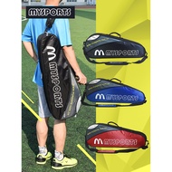 badminton bag Beg badminton Beg galas mudah alih Beg raket badminton bahu tunggal 3/6 beg raket teni