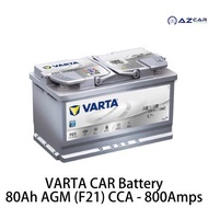 VARTA CAR Battery 80Ah AGM (A6) CCA - 800Amps | Made in Germany