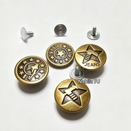 3 dozen - jeans buttons, jeans buttons