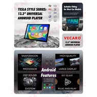 VECARO SNAPDRAGON SERIES TESLA STYLE 13.3inch [Android Car Player + 360 Camera]