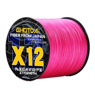 GHOTDA 300M 12 Strands Braided Fishing Line PE Line Japan Braided Wire Saltwater Fishing Line Braide
