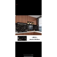 30x60cm PVC Marble Vinyl Wallpaper - Waterproof, Easy to Install, Marble Effect