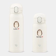 【客製化禮物】小愛心文字 刺蝟 象印彈蓋360/480ml保溫瓶 PU045