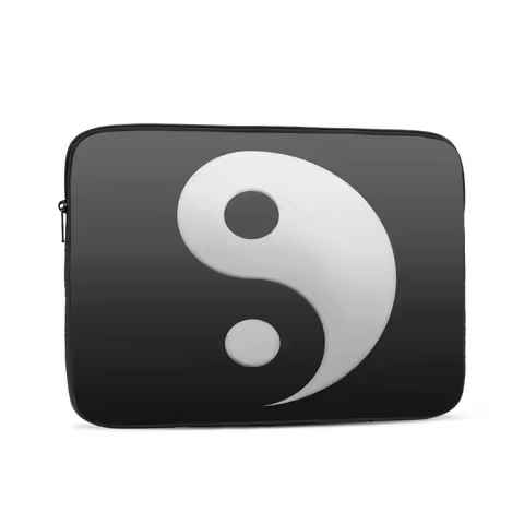 Yin Yang Computer ipad Laptop Cover Case Laptop Sleeve Bag Portable Cover Fundas Pouch