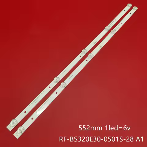 LED Backlight strip 5 lamps (6v) LED32-ES5004 Skyworth 32-inch LCD TV RF-BS320E30-0501S-28 A1 32f100
