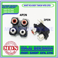 4pin 2pin Rca Body Socket Plug-in pcb Good
