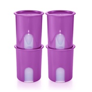 Tupperware One Touch Window Canister Set 1.25L (4pcs)