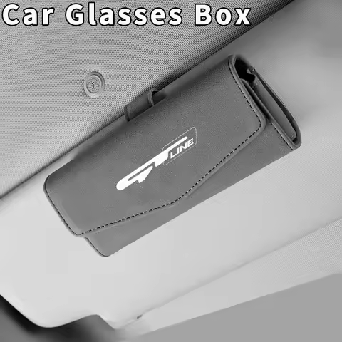 Car Glasses Case Sunglasses Storage Box Clip For KIA GT LINE K3 K4 K5 Sorento Ceed Soul VENGA KX5 RI