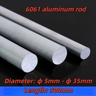 6061 solid aluminum alloy round rod/customized precision shaft rod processed by walking machine