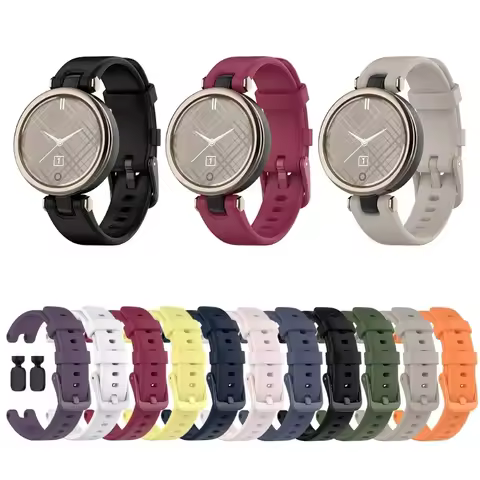 Silicone Watch Bracelet Belt for Garmin Lily Smart Watch Band Wristwatch Strap Accessories
