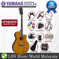 Yamaha APX600FM 40" Flame Maple Top Acoustic Electric Guitar Amber (APX600 FM)