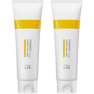Unlabel Lab V Face Wash 130g x 2 Set Made in Japan Skin Care Cleansing Dense Foam 100MPa Vitamin C D