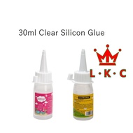 SG01 Stok Sedia Ada 30ML Gam Silikon Multi Purpose Clear Silicon Glue酒精胶 手工胶Adhesive Fabric Glue Han