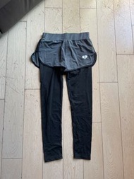 Active pants yoga pants 假兩件運動褲