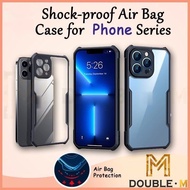 Shockproof Cover Case Casing 16 Pro Max/ 16 Plus/ 15 Pro Max/ 14 Plus Transparent Case Cover Casing