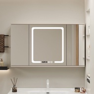 Smart Foldable Solid Wood Mirror Cabinet|Environmentally Friendly Paint-Free Material · Hidden Clams