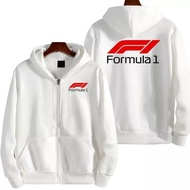 F1 Formula 1 Zipper Hoodie Jacket - Men's and Women's Custom Distro Plain