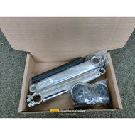 BMX crank EASTERN BIKES 3 piece crank chrome set BMX