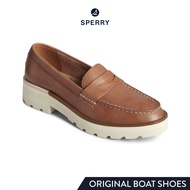 SPERRY CHUNKY PENNY รองเท้าโลฟเฟอร์ ผู้หญิง สีน้ำตาล ( FLT - STS88880 )