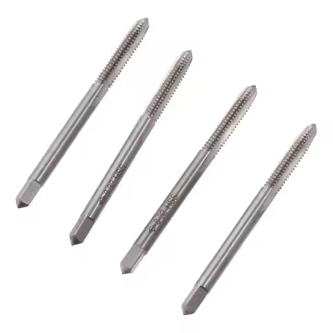 Wide Application 8-32 UNC Thread Threading Tap 3 Flutes Screw Machine Tap High Speed Steel Tapping T
