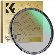 43mm Circular Polarizers Filter, K&F Concept Waterproof Circular Polarizing Filter with 24 Multi-Lay