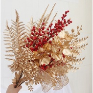 Decorative Flower and Leaf Branches GiftCNYs, Apple Branches, Peacock Branches, Eucalyptus Branches,