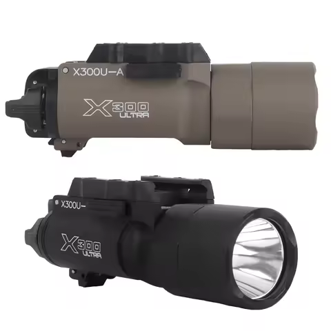 Tactical Surefir Style X300U X300 Ultra X300U-A Flashlight for Pistol Light Airsoft Helmet Light Tor
