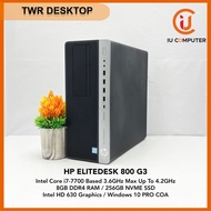 HP ELITEDESK 800 G3 TWR INTEL CORE I7-7700 8GB RAM 256GB NVME SSD USED DESKTOP REFURBISHED PC