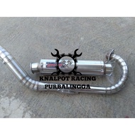 knalpot lone rider leher C buat motor Satria Fu