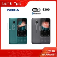 Nokia 6300 WIFI Phone 1500MAH Student Elderly Phone Mobile phoen keybad phone
