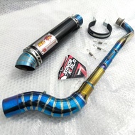 EKZOS RACING REDLEO EXHAUST RL RED LEO HONDA WAVE/KRISS/DASH/EX5/LEGEND