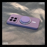 Magnetic Absorption Silicone Phone Case Ins Blue for IQOO10/Neo8 Full Cover 7 Korean Style Z3 Anti-F