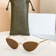 LPG1 LO * Sunglasses Metal Cat Eye Sunglasses LW40181U