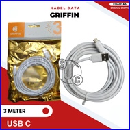 Universal 3 meter data cable Micro data cable / Type c Griffin