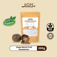 Hope Monk Fruit Sweetener Pemanis Buah Monk (200g)